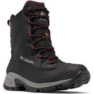 Columbia Mens Bugaboot III, Black/Bright Red